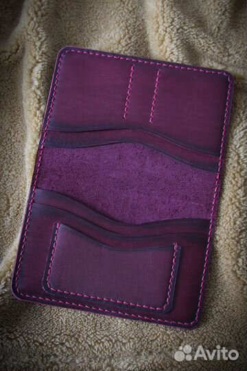 Обложка для документов натуральная кожа