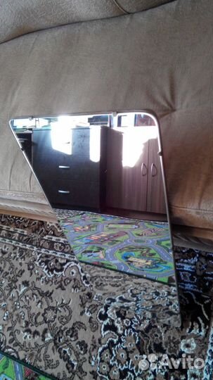 Большое зеркало настенное креп