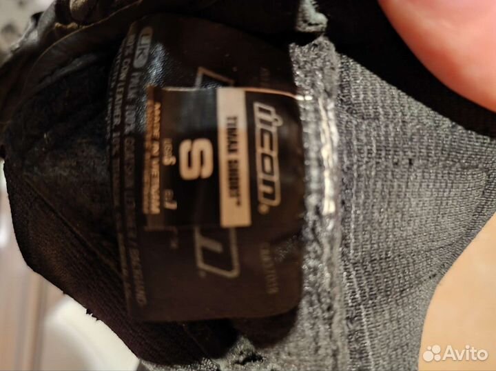 Мотоперчатки кожаные icon cimaksx пару раз одетые