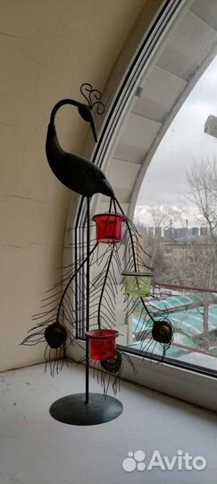 Кованные изделия интерьерные. Павлин