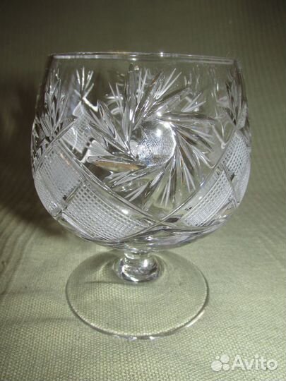 Фужеры хрустальные наборами времен СССР