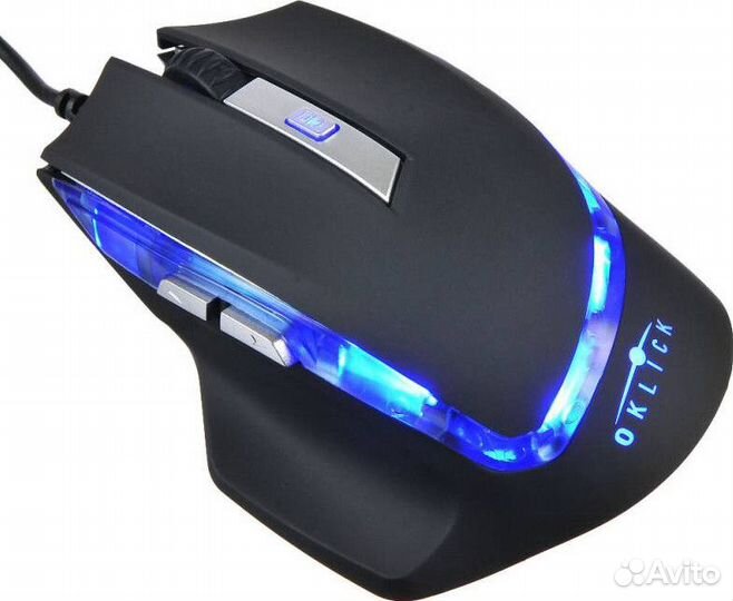 Мышь проводная Oklick 715G черный