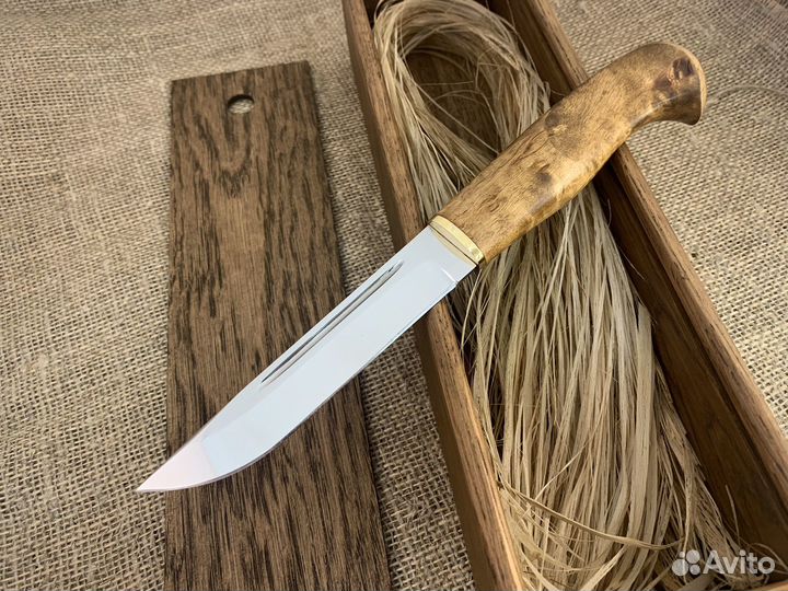 Финский нож пуукко N690 кованый для охоты