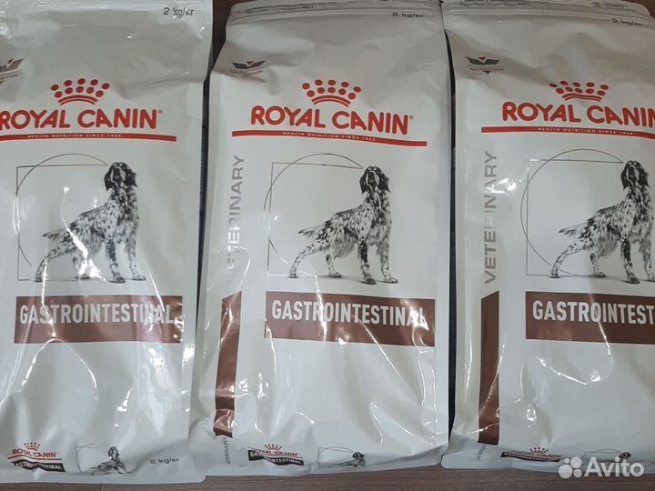 Корм для собак: роял канин гастро; pro plan, паучи