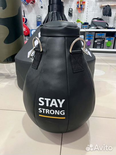 Груша боксерская Е522, кожзам, 12 кг, черный