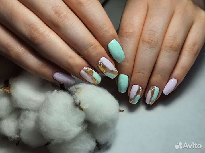 Гель-лак + маникюр