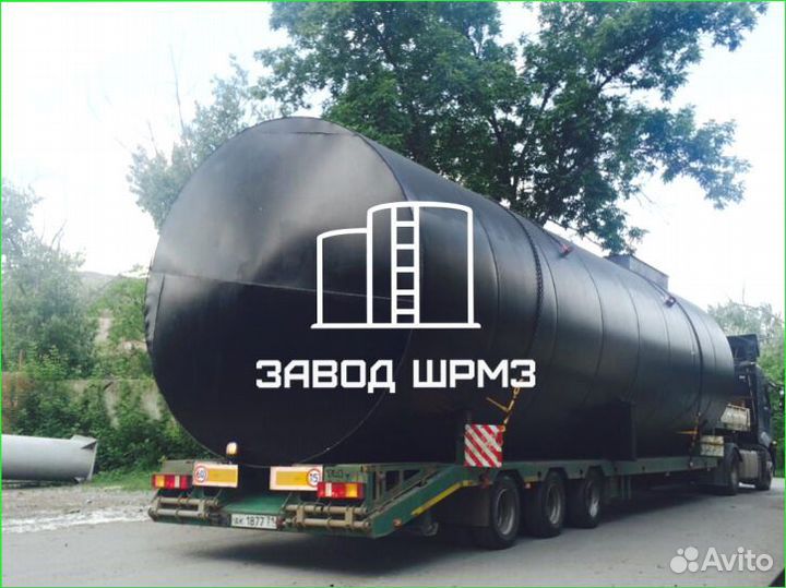 Резервуар горизонтальный от 3 кубов до 150 кубов