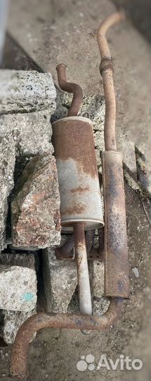 Выхлопная система приора седан, без прогаров