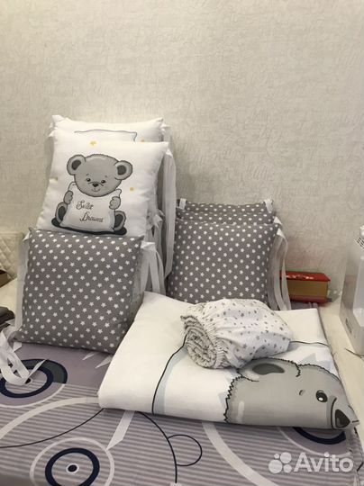 Бортики на кроватку