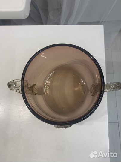 Ваза цветное стекло СССР