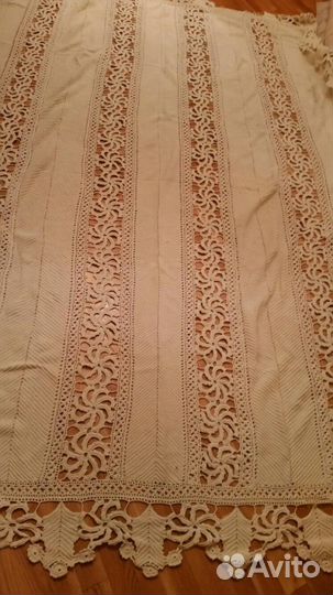 Покрывало и скатерт ручной работы