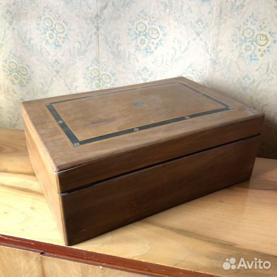 Шкатулка орех винтаж