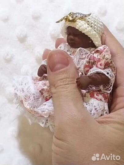 Мини Реборн кукла авторская девочка