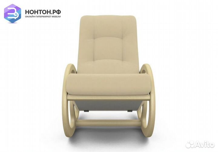 Кресло-качалка бежевое