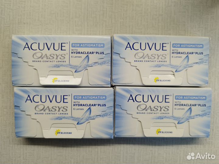 Линзы контактные acuvue oasys