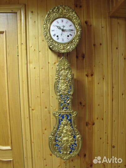 Часы с календарем «calenge».19в. Редкие