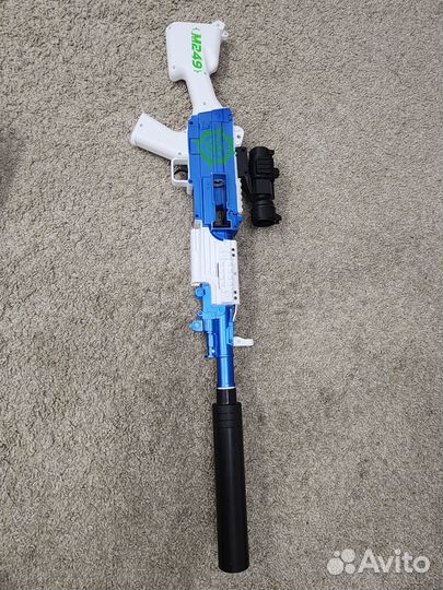 Игрушечный пулемет + лента