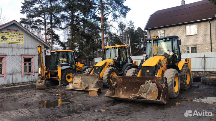 Аренда экскаватора погрузчика приозерск