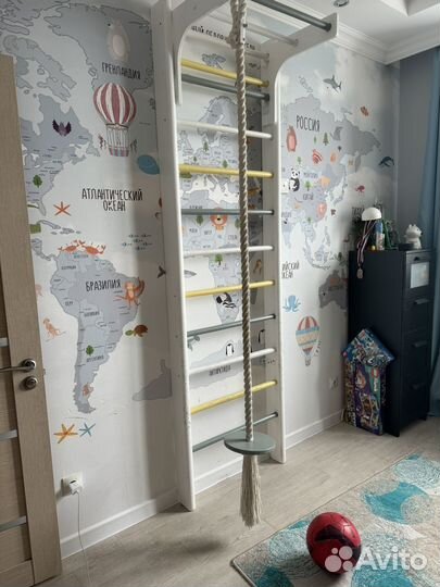 Детская шведская стенка деревянная