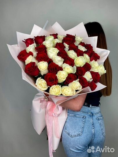 101 роза доставка цветов