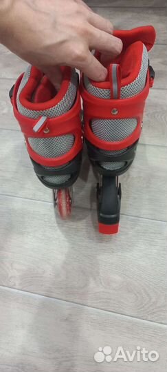 Коньки роликовые детские размер м, 28