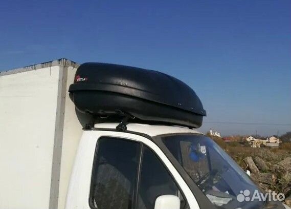 Багажный бокс vetlan на газель 700 1850х85х50 (чер