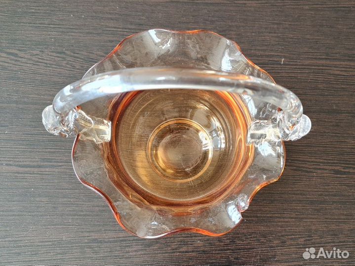 Конфетница с ручкой СССР