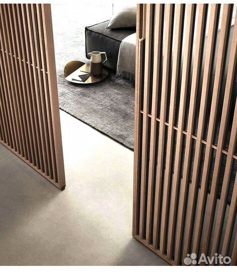 Раздвижная реечная дверь