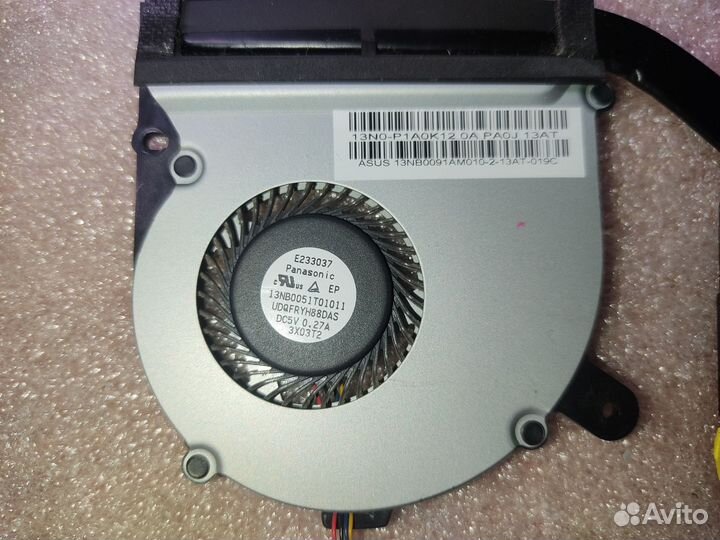 Система охлаждения для ноутбука asus X502С