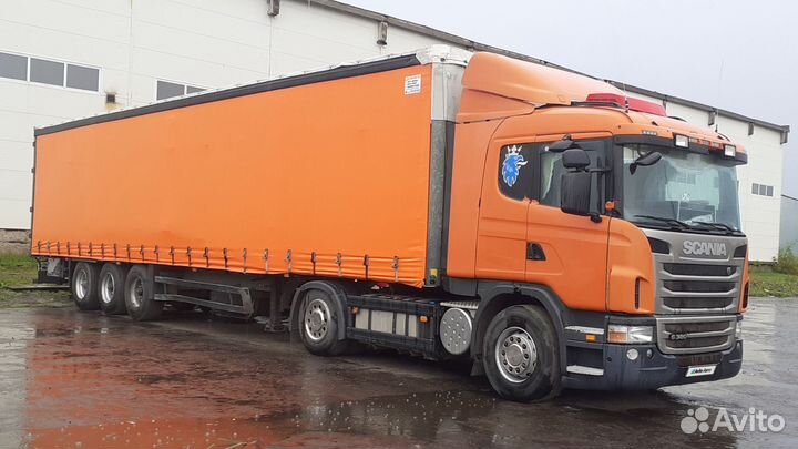 Scania G380 с полуприцепом, 2011