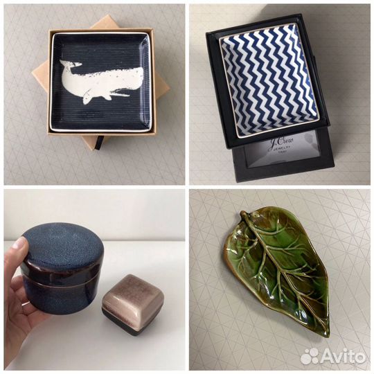 Декоративная тарелка шкатулка для часов украшений