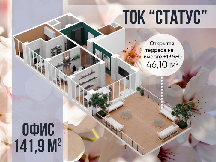 Офис, 141.9 м²