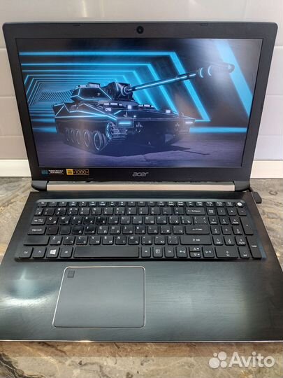 Игровой Acer core i7-7700HQ-8 ядер/Nvidia 1050TI