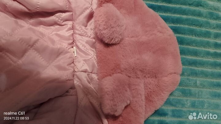 Шубка для девочки 80-86