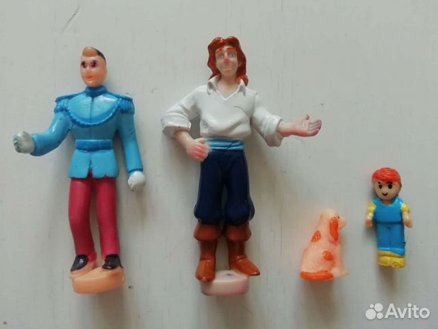 Polly pocket фигурки Красавица и Чудовище Дисней