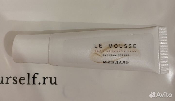 Бальзам для губ (миндаль) (дыня) leMousse