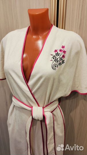 Длинный халат Cawo египетский хлопок 40-42 рр