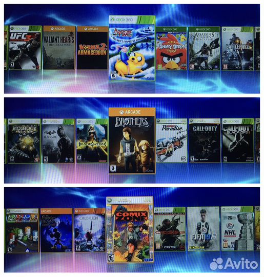 Xbox 360S freeboot + 60 игр