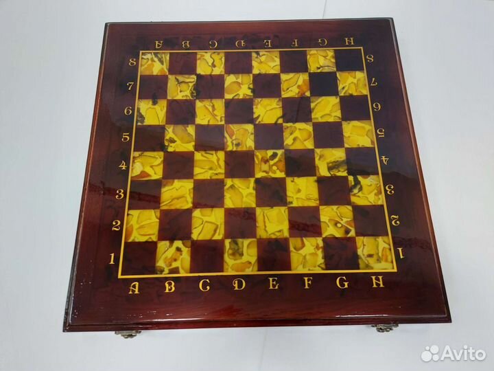 Шахматы янтарные арт. 000026