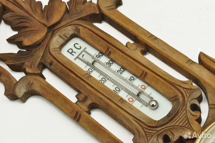 Старинные барометр + термометр Германия