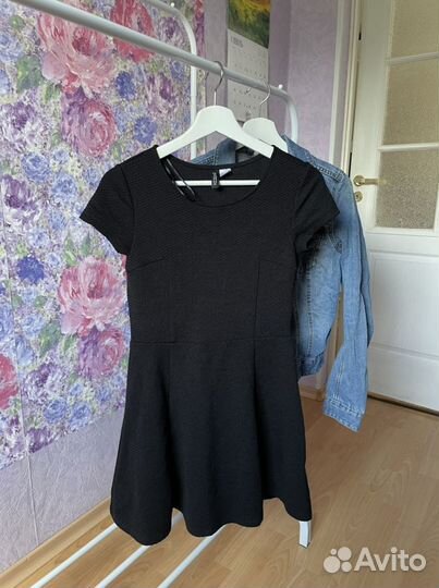 Платье, джинсовка