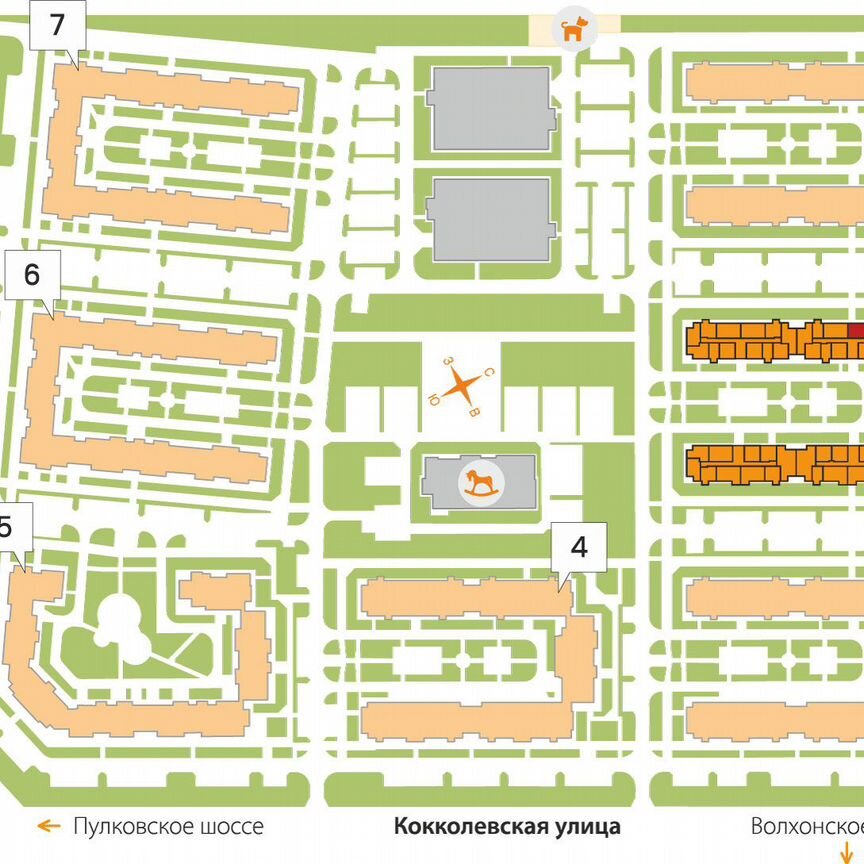 2-к. квартира, 56 м², 3/5 эт.