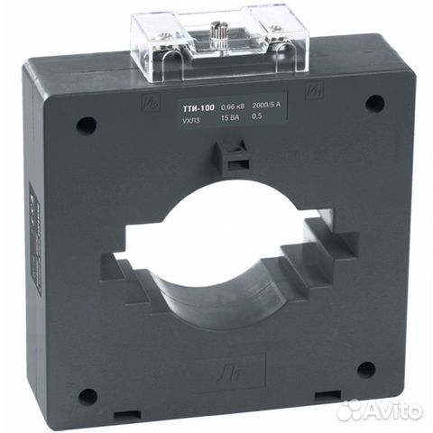 Трансформатор тока IEK тти-100 2500/5 А, 15 ва, кл