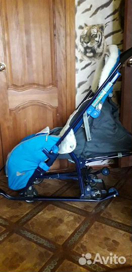 Коляска санки