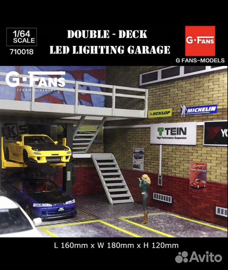 Диорама G-Fans 1/64 «JDM»