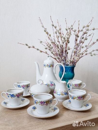 Кофейный сервиз Ильменау ГДР