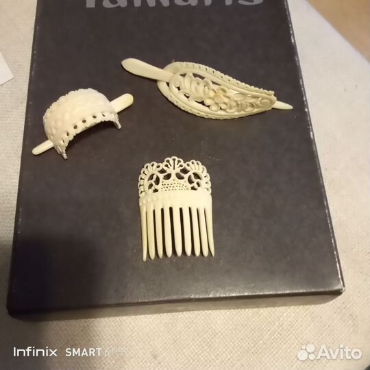 Шпильки заколки для причёсок костяные