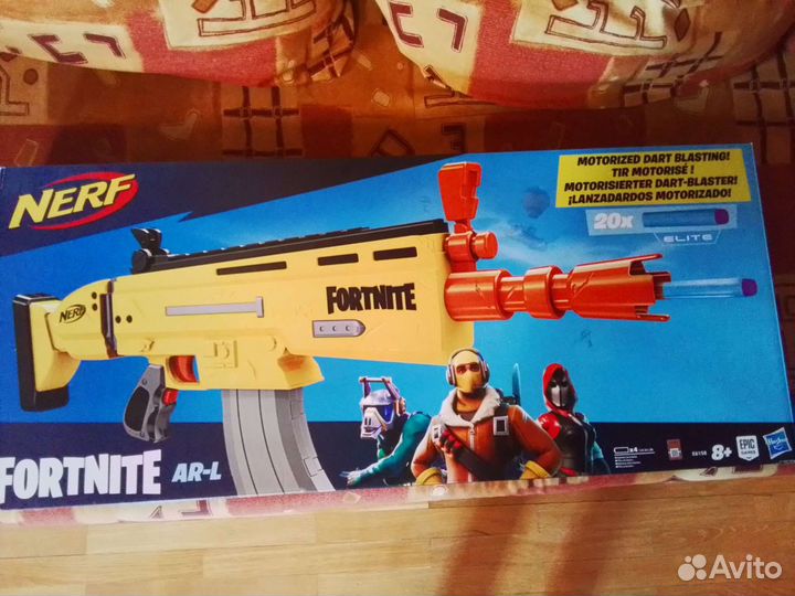 Бластер nerf fortnite AR-L