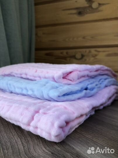 Муслиновый плед для новорожденных