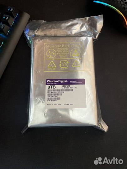 Жесткий диск 8TB HDD WD82purz